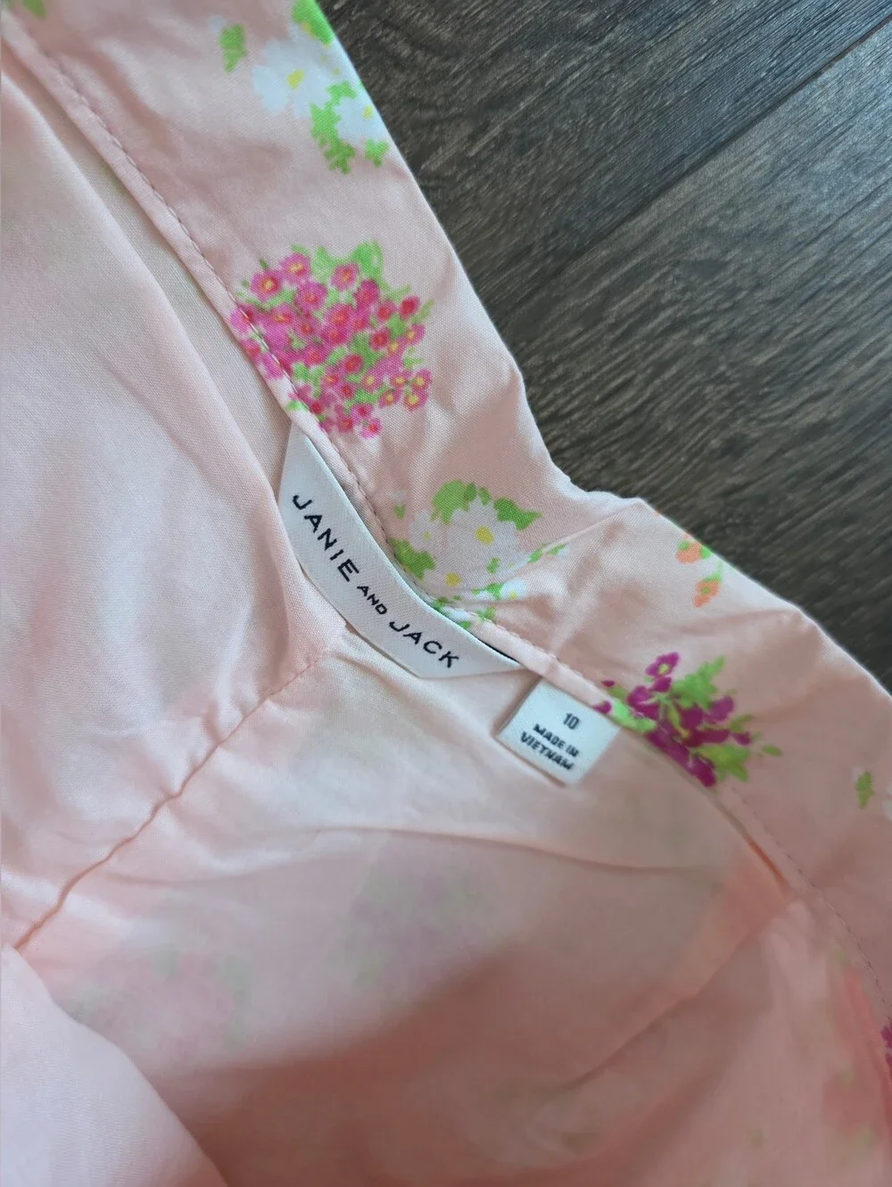 Janie & Jack floral ruffle shorts outfit